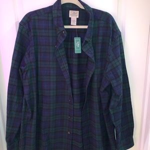 NWT L.L. Bean Flannel
